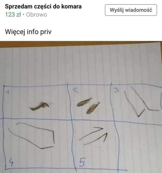 Nie ma uszczelki gaźnika, linki licznika i filtra paliwa, ale są skrzydła 😉Jakie inne kultowe…