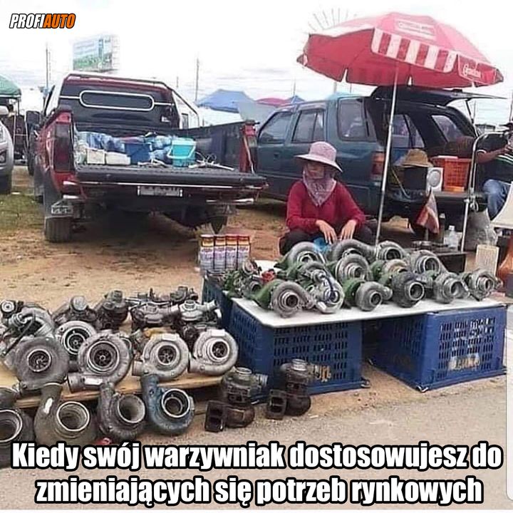 Jakie części powinny jeszcze znaleźć się na takim stoisku❓#ProfiAuto #targowisko #stoisko #turbina…
