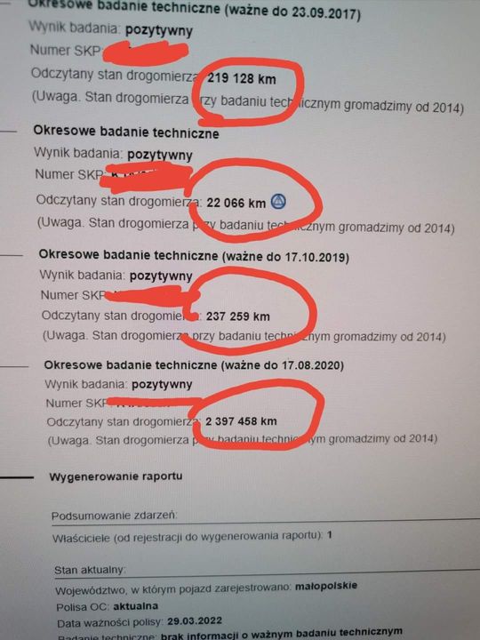 Byłeś na przeglądzie❓Przyjrzyj się zaświadczeniu o przeprowadzonym badaniu technicznym.Dlaczego❓…